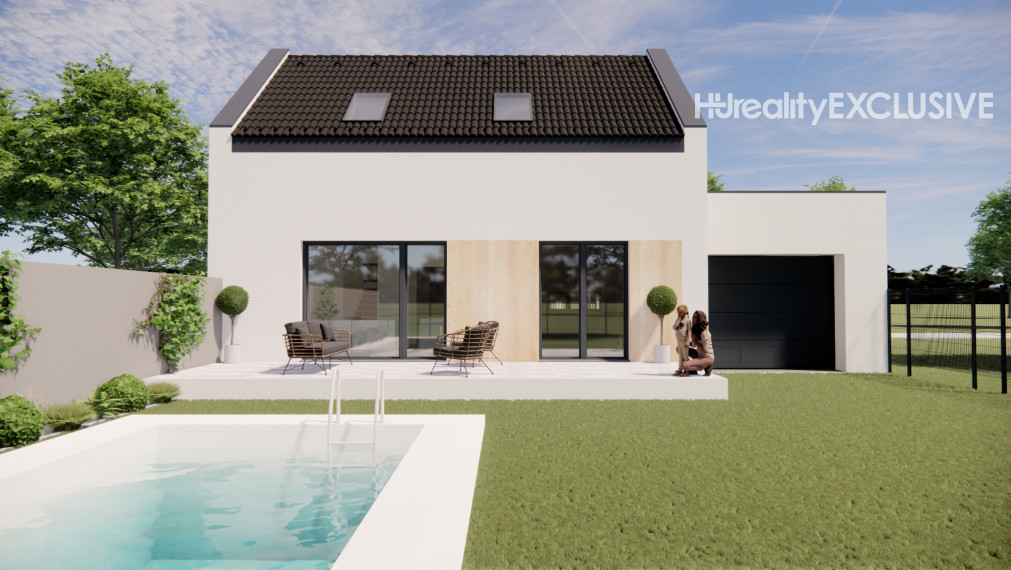 Predaj 4i novostavby s garážou pri termálnych kúpeľoch, obec Lipót