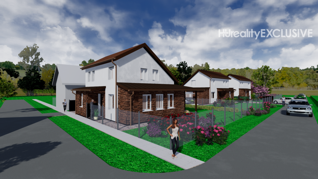 Predaj 4i podkrovný RD (98,62 m2), 321,91 m2 pozemok, Bezenye