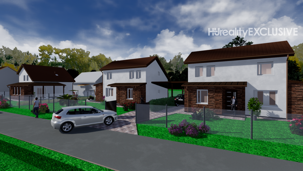 Predaj 4i podkrovný RD (97,51 m2), 320,62 m2 pozemok, Bezenye