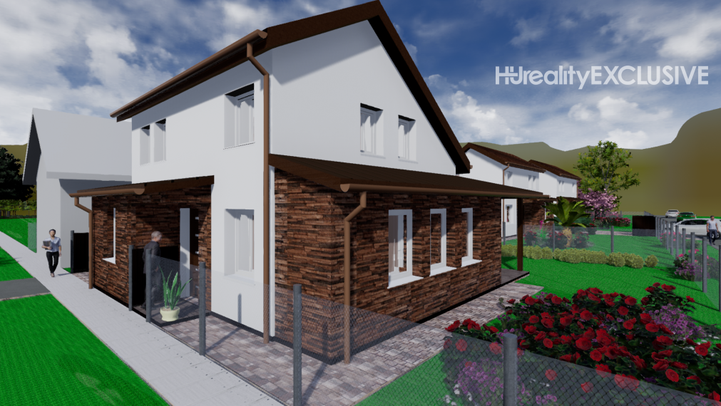 Predaj 4i podkrovný RD (98,62 m2), 296,47 m2 pozemok, Bezenye