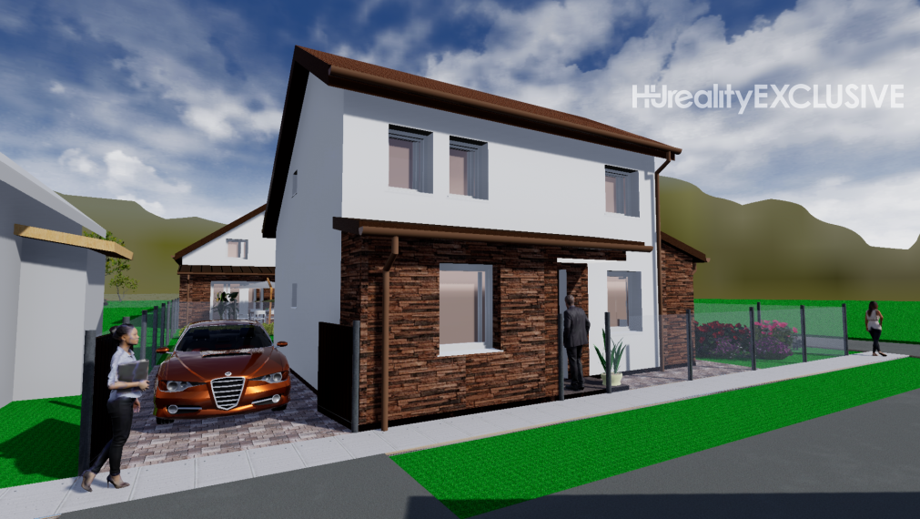 Predaj 4i podkrovný RD (98,62 m2), 296,47 m2 pozemok, Bezenye