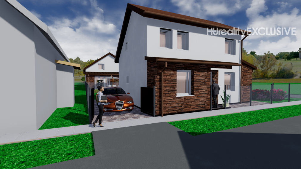 Predaj 4i podkrovný RD (98,62 m2), 296,47 m2 pozemok, Bezenye