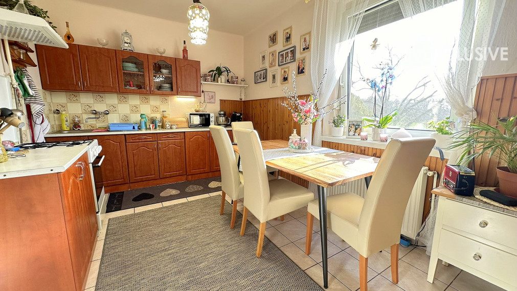 Predaj 2i byt so 1000 m2 záhradou, garážou a skladovými priestormi, Bezenye - Paprét