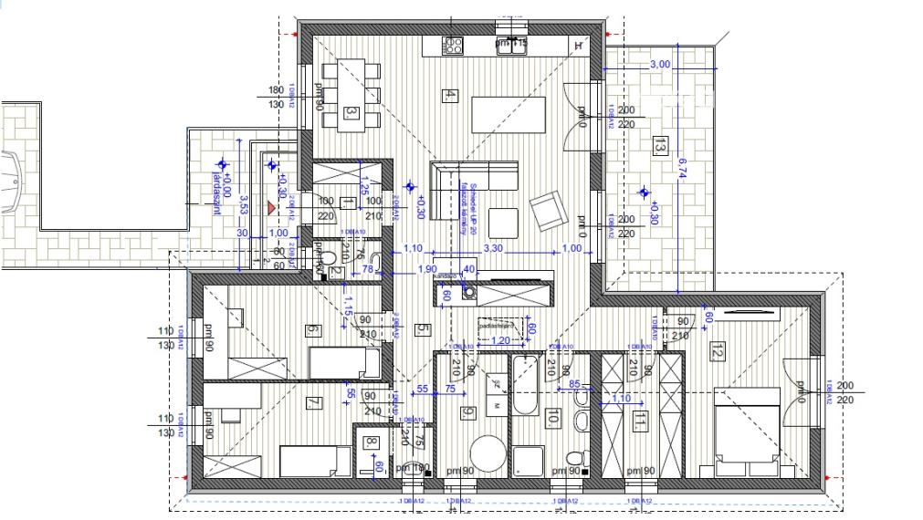 Predaj 5i novostavba RD 134,5 m2, pozemok 608 m2, Mosonmagyaróvár