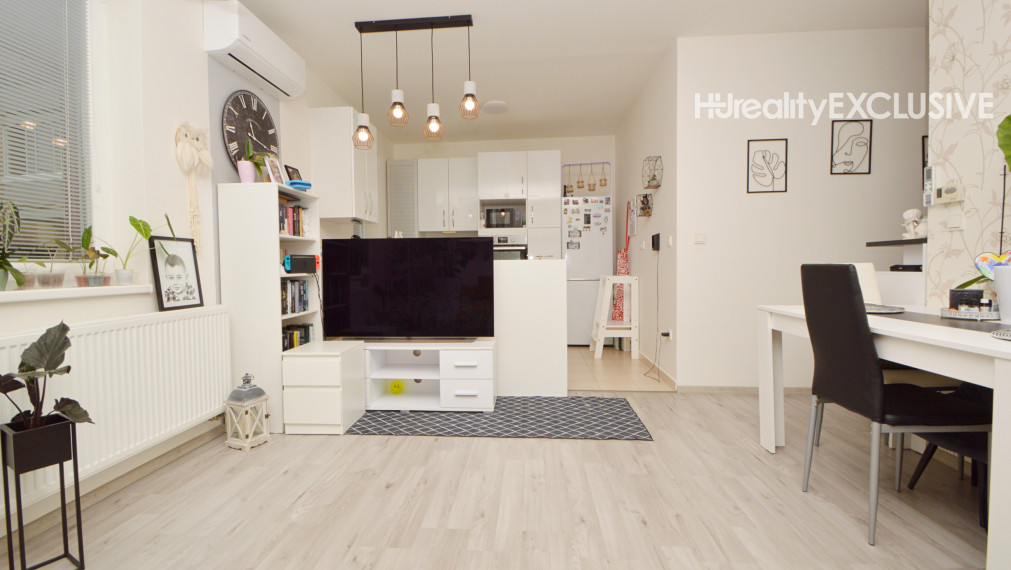 Predaj priestranný 3i byt s 5 m2 balkónom, Rajka