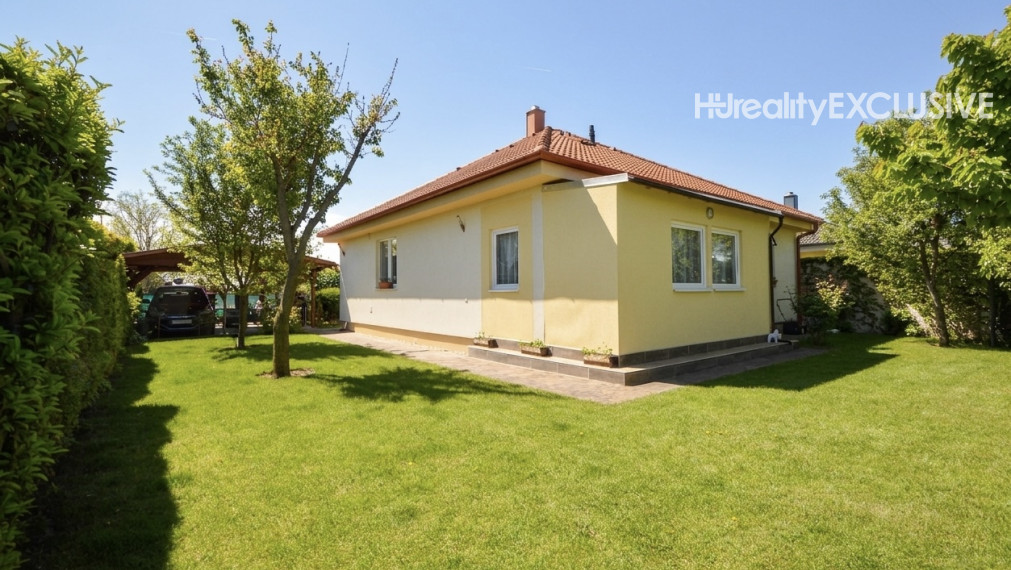 Predaj 3i rodinný dom so zimnou záhradou v obľúbenej časti Rajky, krb, pozemok 540 m2, Rajka