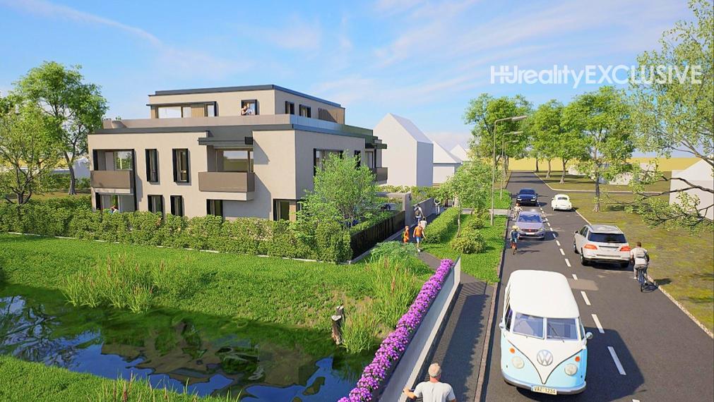Projekt bývania na nábreží v centre mesta Mosonmagyaróvár