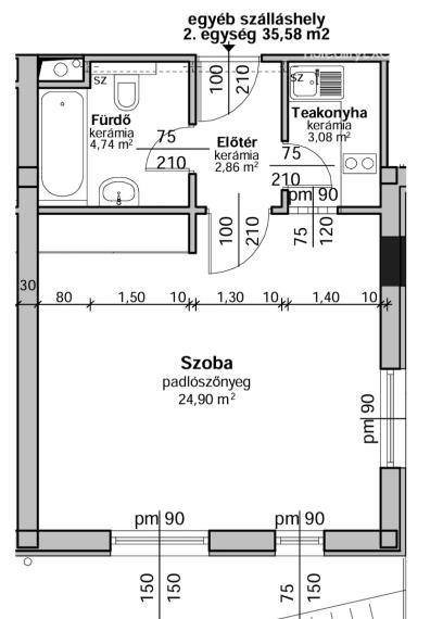 Predaj 1i byt na prízemí pri vode v centre mesta Mosonmagyaróvár