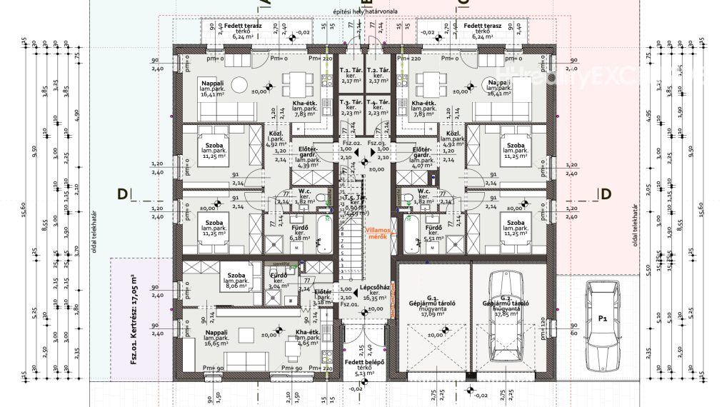 Novostavba 3-izbového bytu so záhradou 140,46 m2, Mosonmagyaróvár