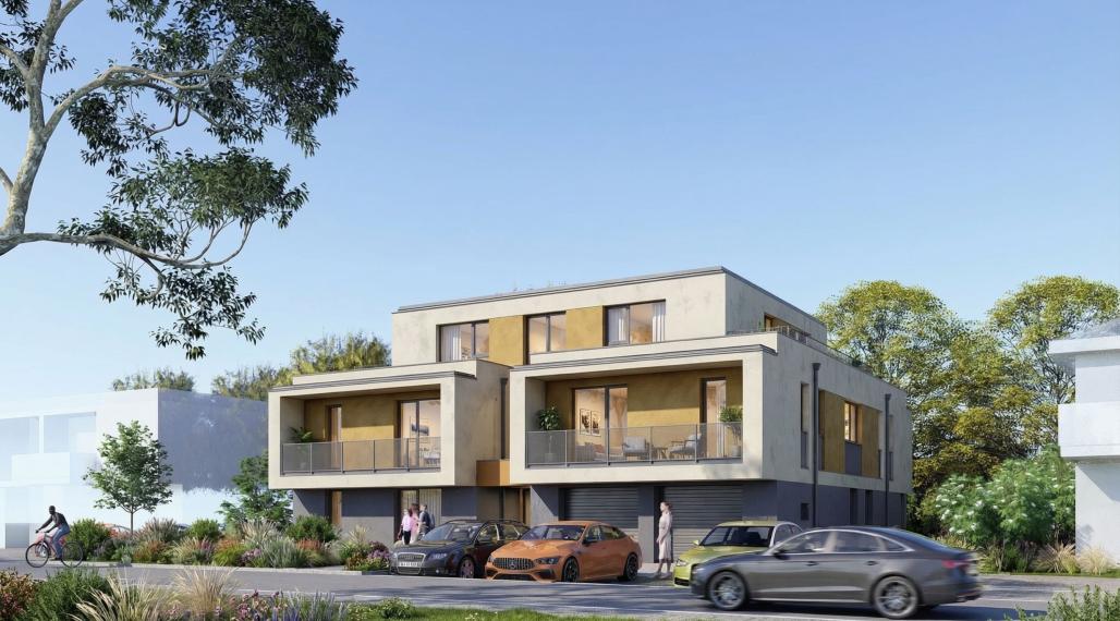 Novostavba 3-izbového bytu so záhradou 137,52 m2 a garážou, Mosonmagyaróvár