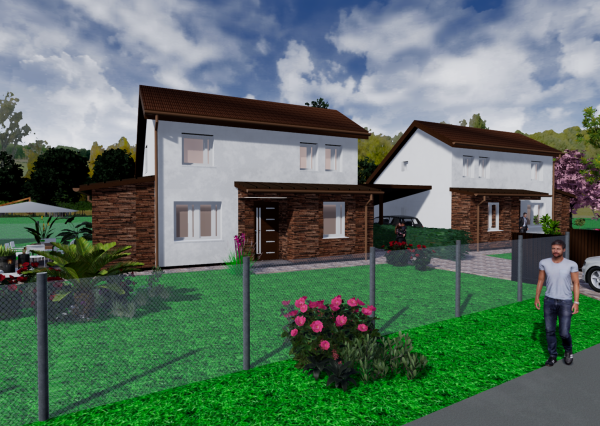 Predaj 4i podkrovný RD (98,62 m2), 321,91 m2 pozemok, Bezenye