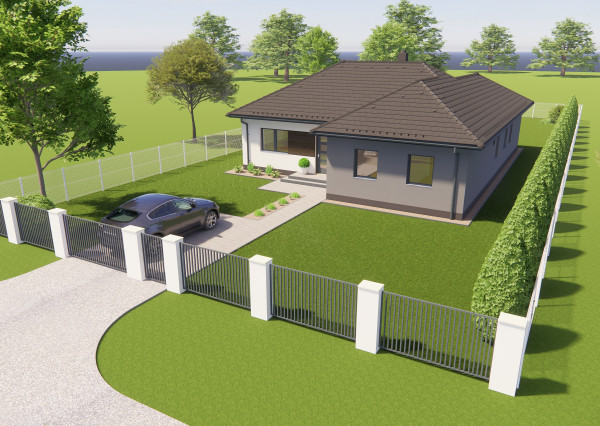 Predaj 5i novostavba RD 134,5 m2, pozemok 608 m2, Mosonmagyaróvár