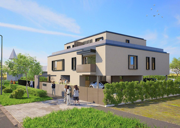 Predaj 2i byt v novom projekte na nábreží v centre mesta Mosonmagyaróvár