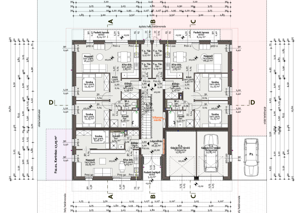 Novostavba 3-izbového bytu so záhradou 140,46 m2, Mosonmagyaróvár